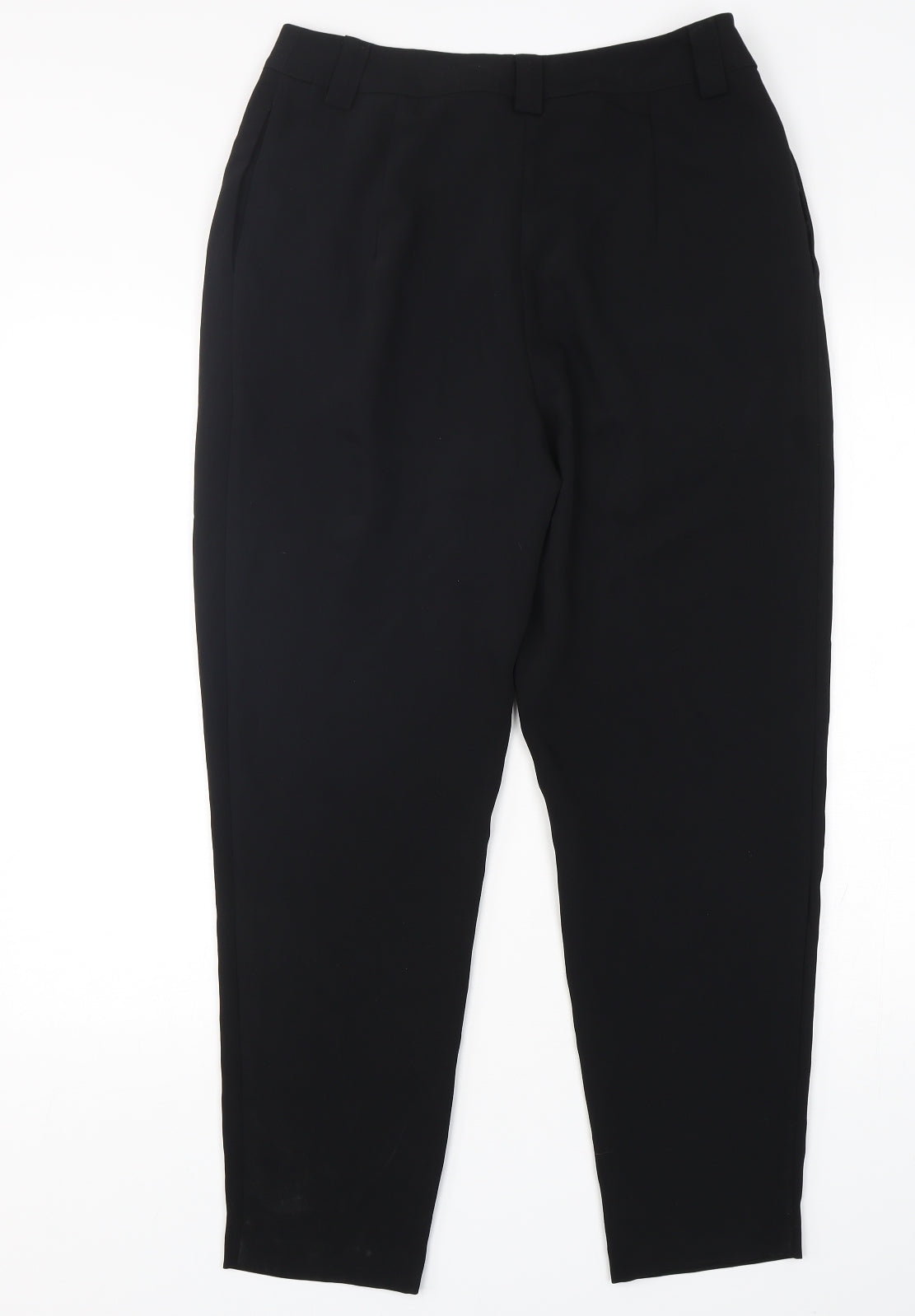 F&F Womens Black  Polyester Trousers  Size 12 L28 in Regular