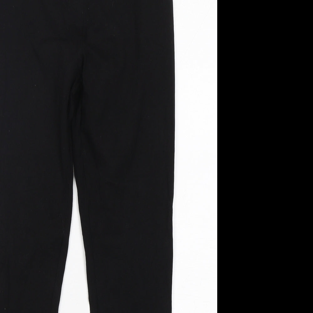 Primark Womens Black  Cotton Jogger Leggings Size 10 L27 in