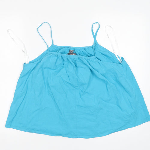 Primark Womens Blue  Polyester Camisole Tank Size 12 Round Neck