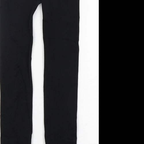 Secret Possesions Womens Black  Polyamide Capri Leggings Size 8 L24 in