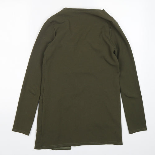 Boohoo Womens Green   Jacket Blazer Size 10  Tie