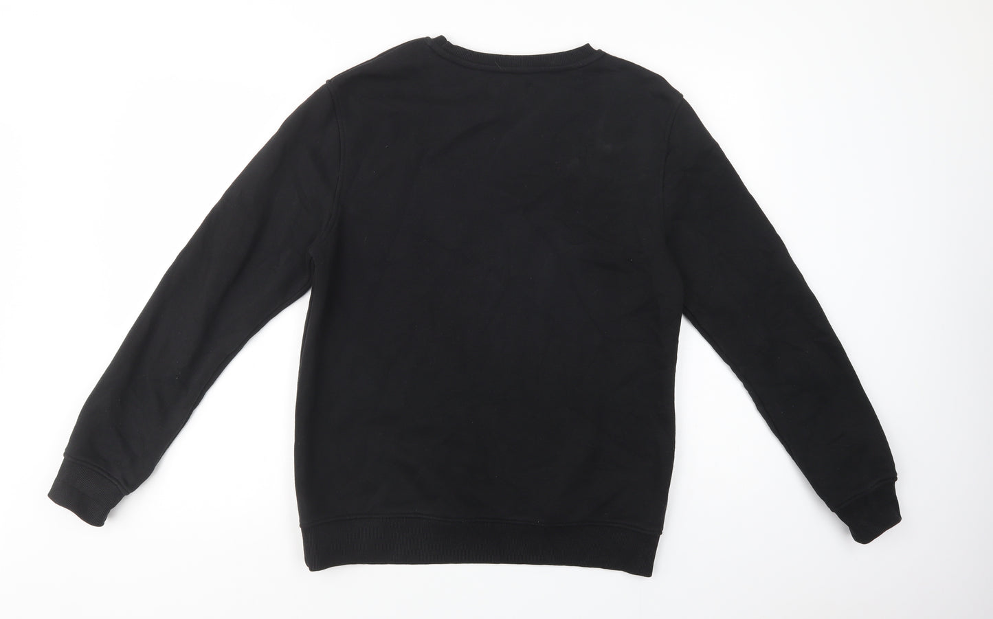 Urban Threads Womens Black  Cotton Pullover Sweatshirt Size M  Pullover