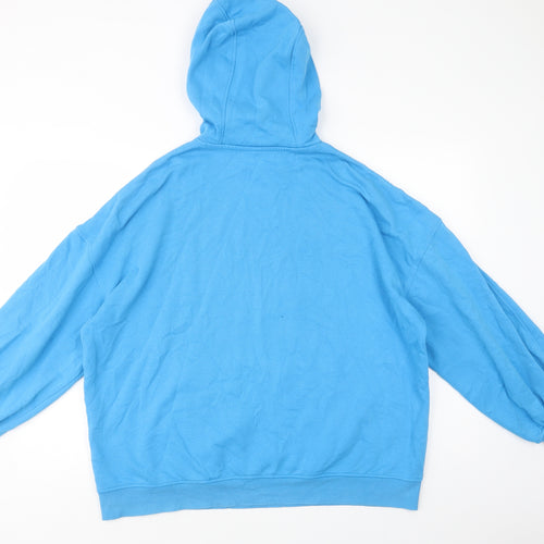 H&M Mens Blue  Cotton Pullover Hoodie Size M