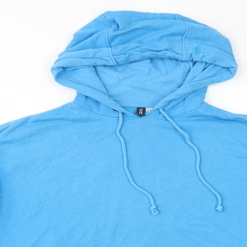 H&M Mens Blue  Cotton Pullover Hoodie Size M