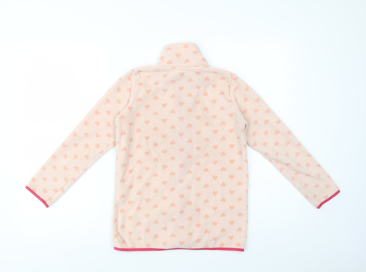 L.F.C. Girls Pink Geometric Polyester Full Zip Sweatshirt Size 9-10 Years  Zip - Liverpool FC
