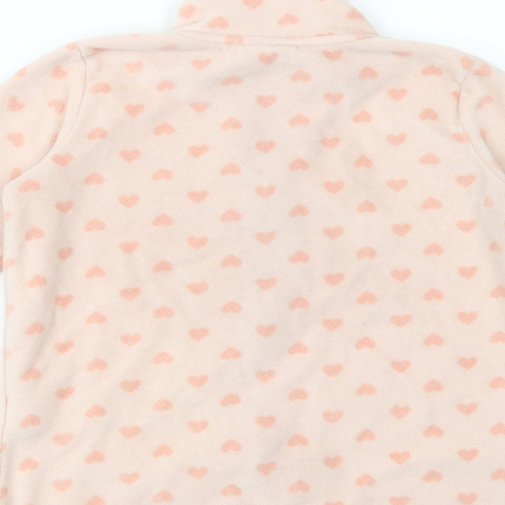 L.F.C. Girls Pink Geometric Polyester Full Zip Sweatshirt Size 9-10 Years  Zip - Liverpool FC