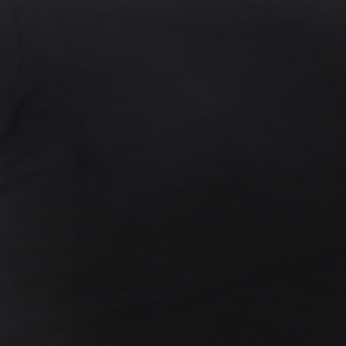 Just Elegance Womens Black Crew Neck  Viscose Pullover Jumper Size 14