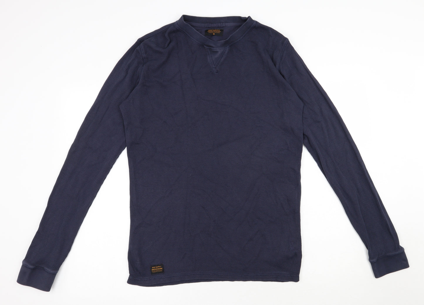NEXT Mens Blue  Cotton  T-Shirt Size M Round Neck
