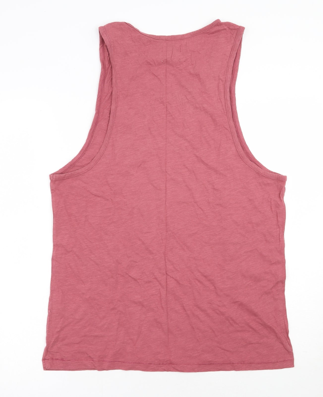 NEXT Mens Pink  Cotton  T-Shirt Size M Round Neck