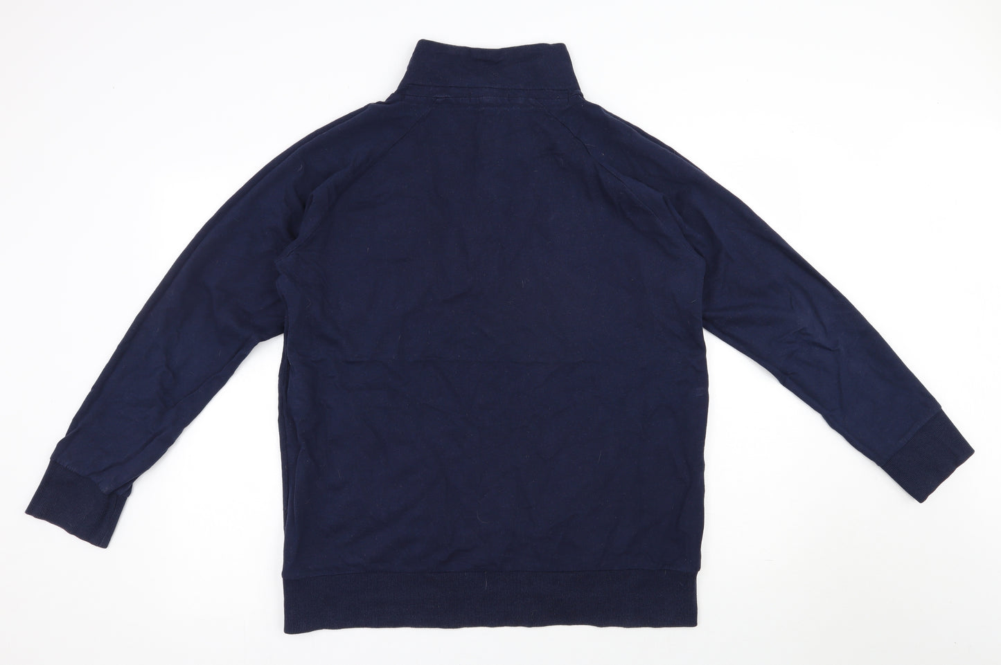 Mystify Womens Blue  100% Cotton Pullover Sweatshirt Size XL  Button