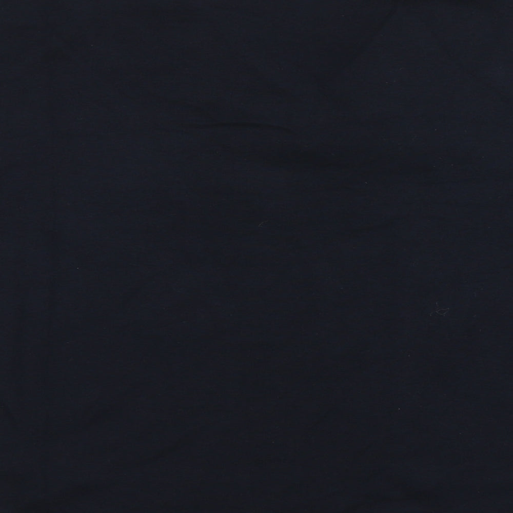 Maine Womens Blue  Polyester Basic T-Shirt Size 18 Collared