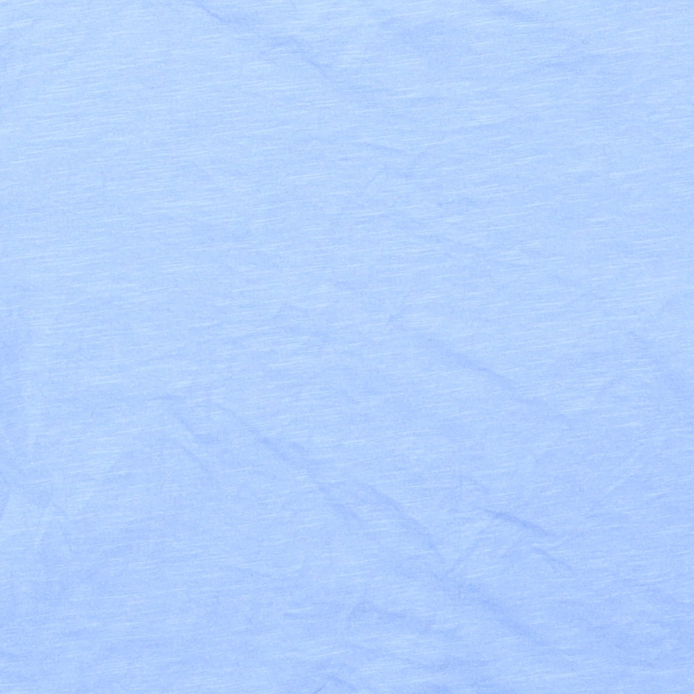 Dunnes Stores Boys Blue  Cotton Basic T-Shirt Size 4-5 Years Crew Neck Pullover