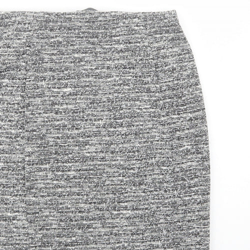 Papaya Womens Grey  Polyester Mini Skirt Size 10
