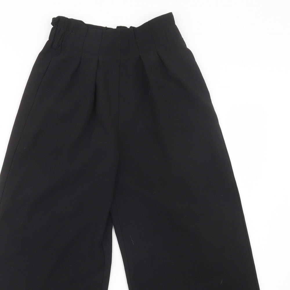 SheIn Girls Black  Polyester Dress Pants Trousers Size 10 Years  Regular