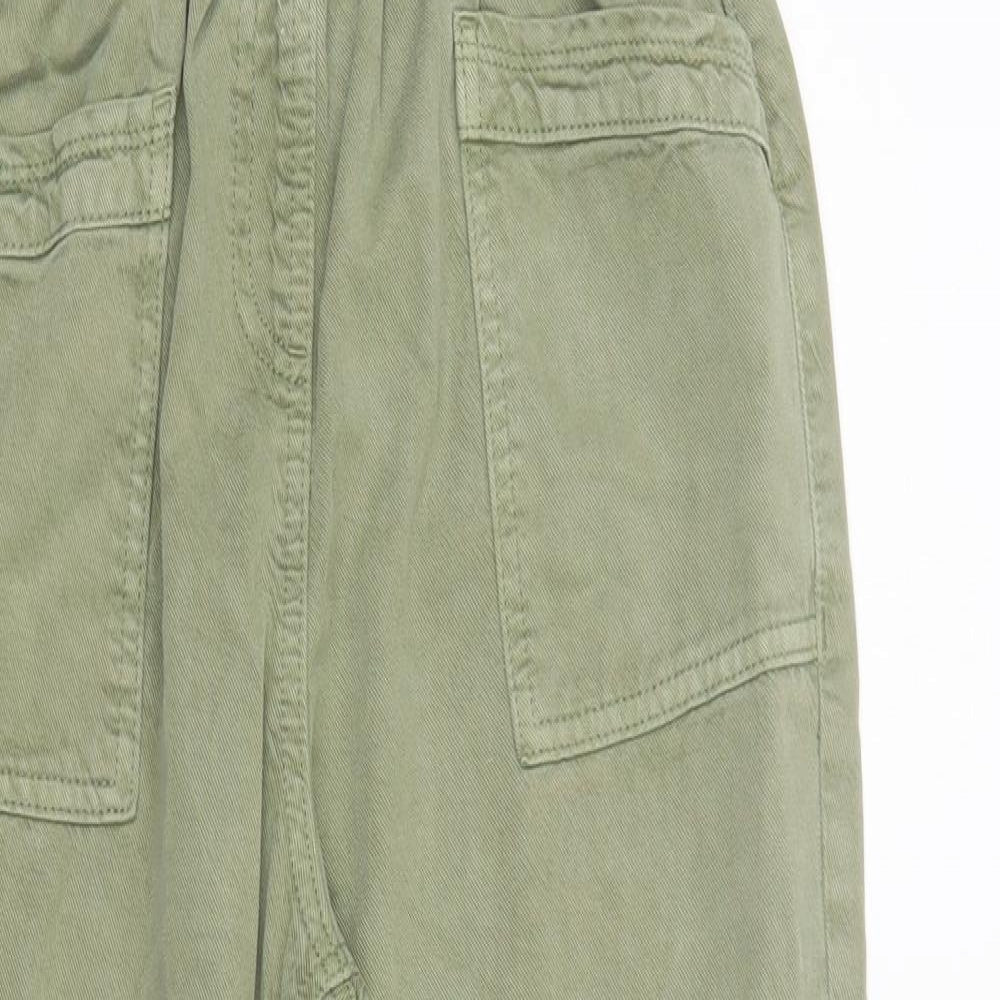 NEXT Girls Green  Lyocell Tapered Jeans Size 11 Years  Regular Tie