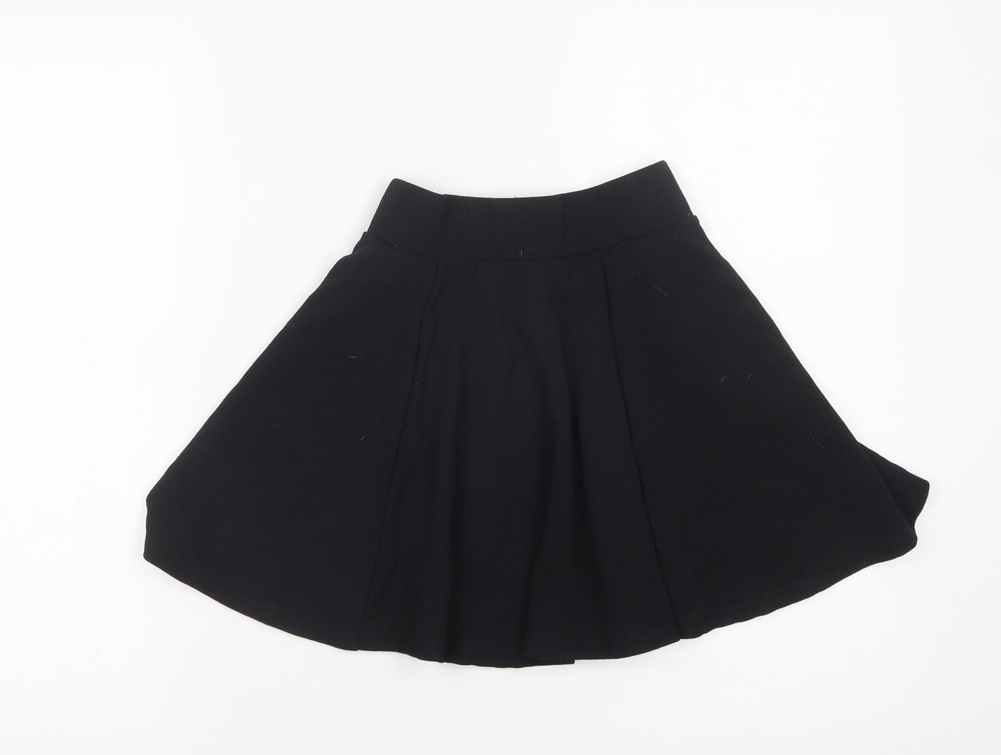 New Look Girls Black  Polyester Skater Skirt Size 10-11 Years  Regular
