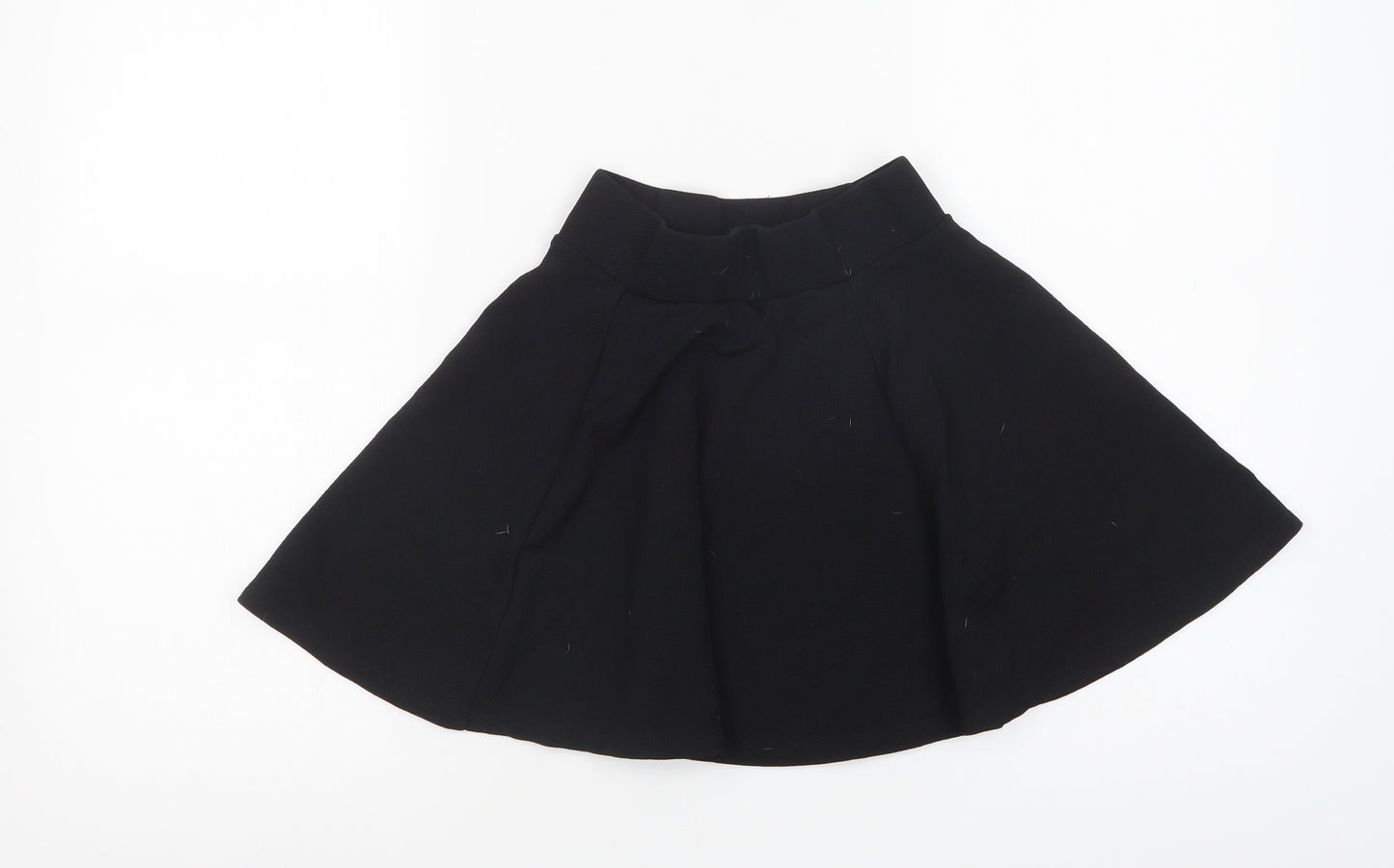 New Look Girls Black  Polyester Skater Skirt Size 10-11 Years  Regular