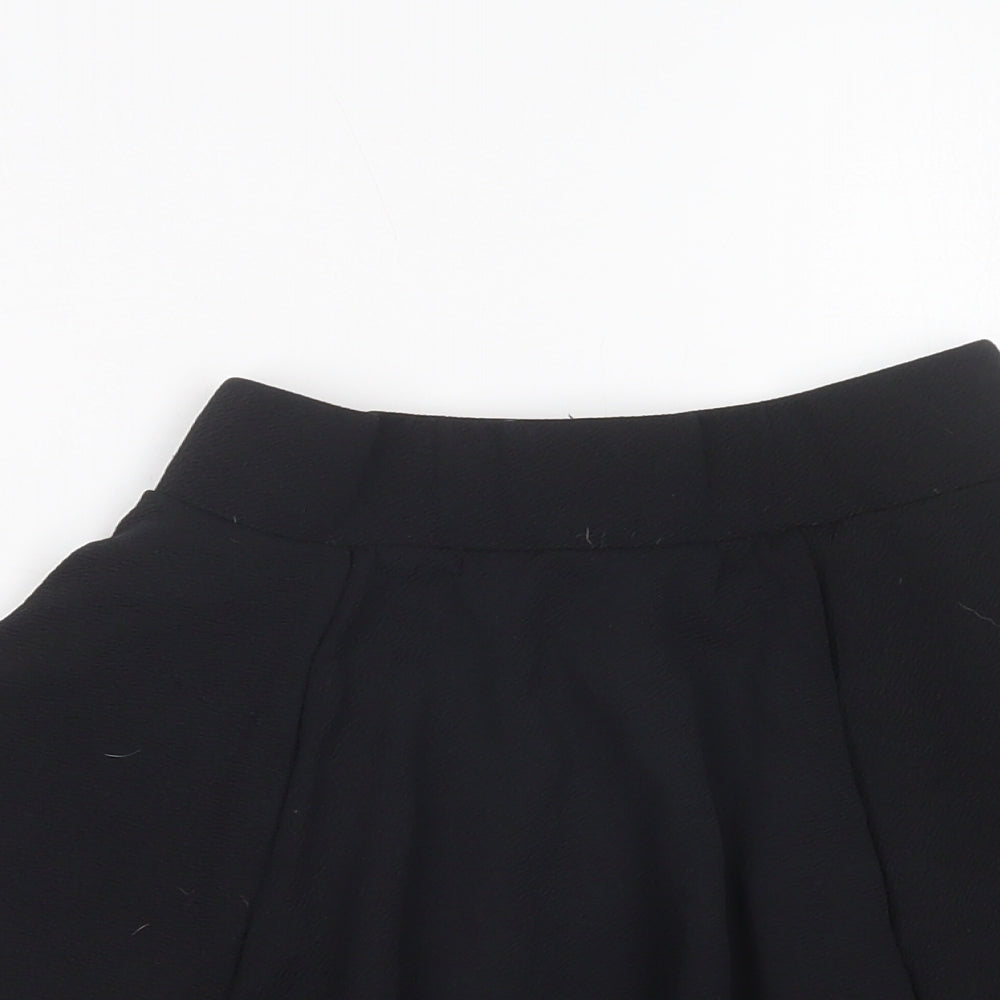 New Look Girls Black  Polyester Skater Skirt Size 10-11 Years  Regular