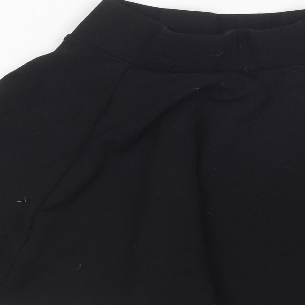New Look Girls Black  Polyester Skater Skirt Size 10-11 Years  Regular