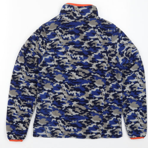 High Sierra Boys Blue Camouflage  Jacket  Size L  Zip