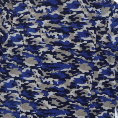 High Sierra Boys Blue Camouflage  Jacket  Size L  Zip