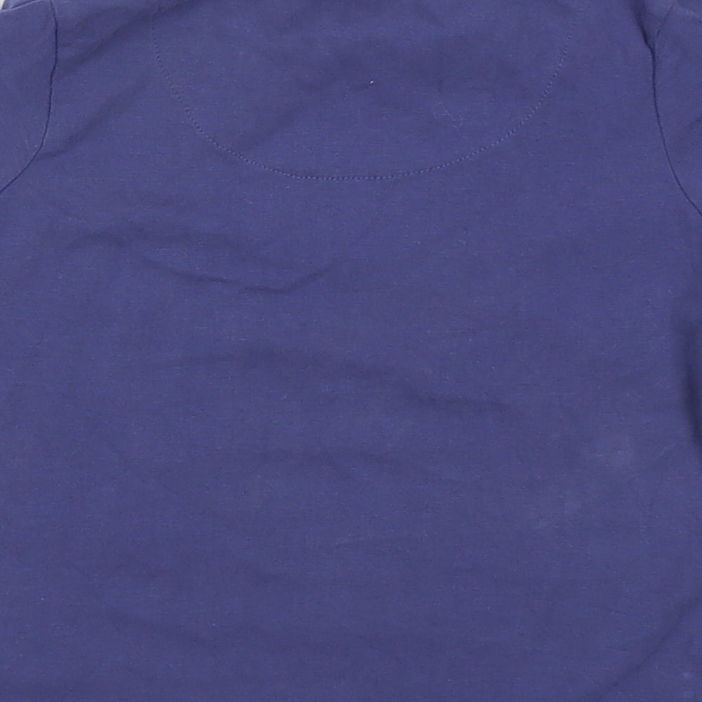 TU Boys Blue  Cotton Basic T-Shirt Size 2-3 Years Crew Neck Pullover - Cool Seal