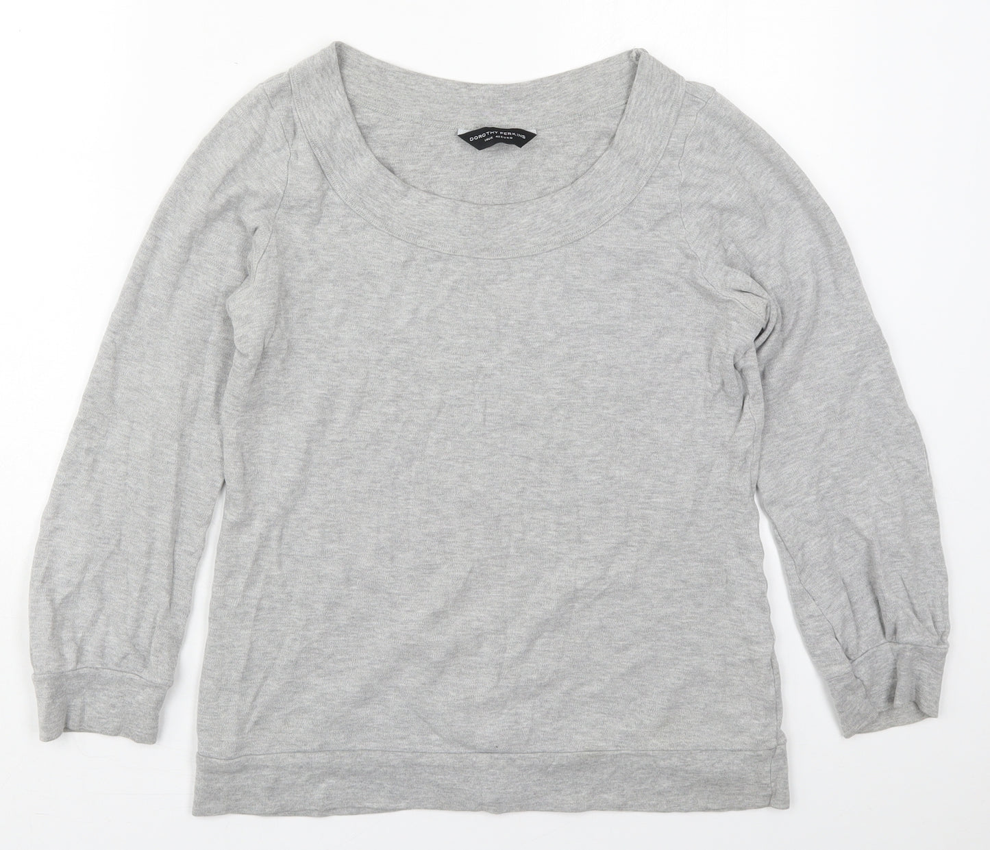 Dorothy Perkins Womens Grey  Polyester Pullover Sweatshirt Size 14  Pullover