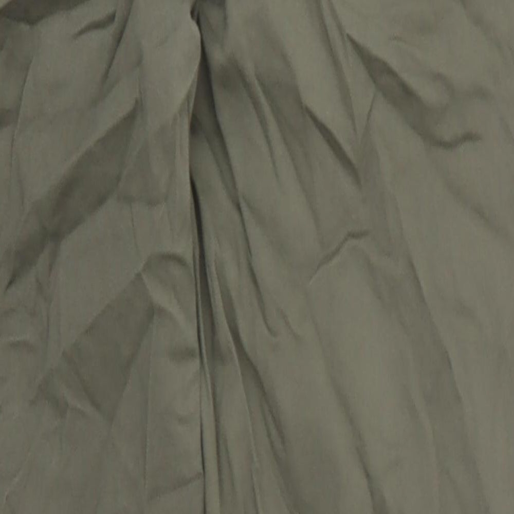 Topman Mens Green  Cotton Trousers  Size 28 L26 in Regular Button