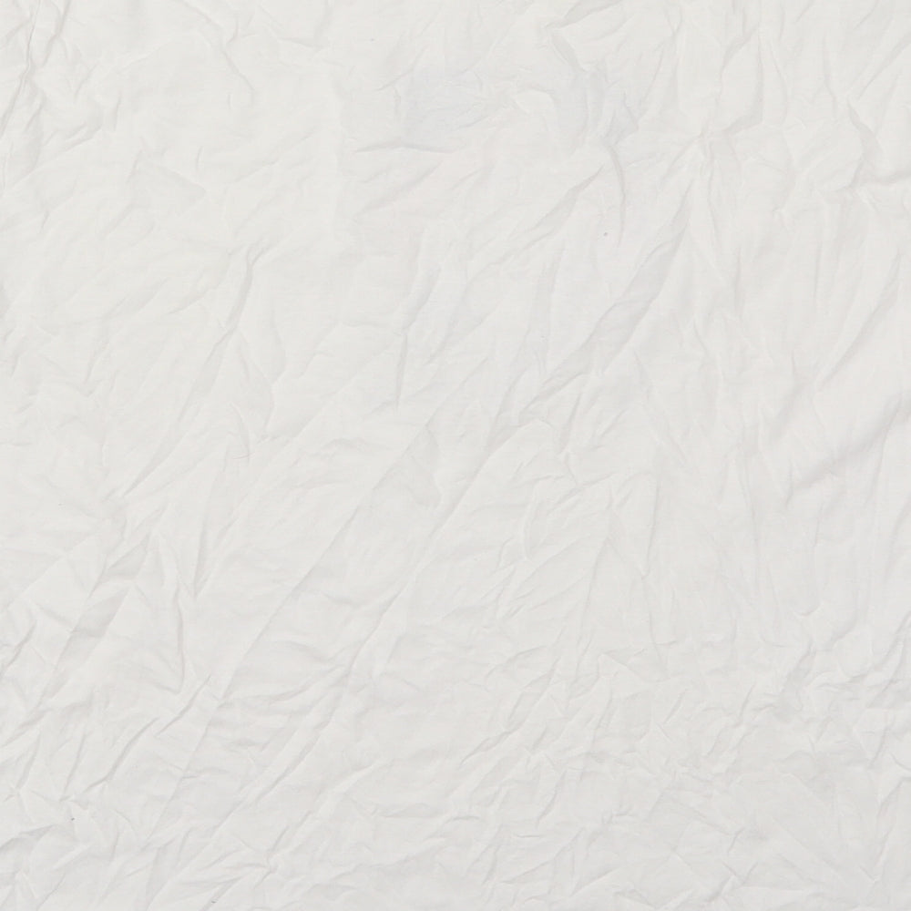 AllSaints Mens White  Cotton  T-Shirt Size M Crew Neck  - Nutopia