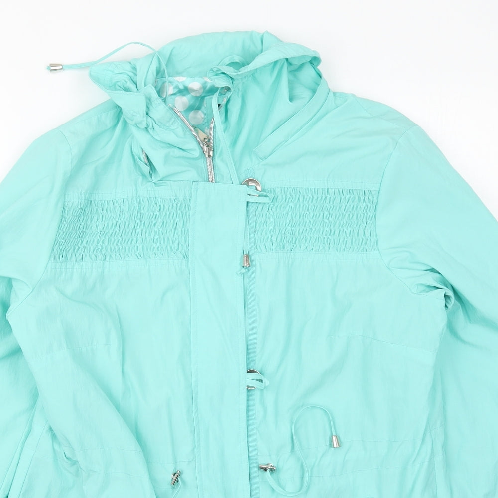 First Avenue Womens Green   Jacket Coat Size M  Zip