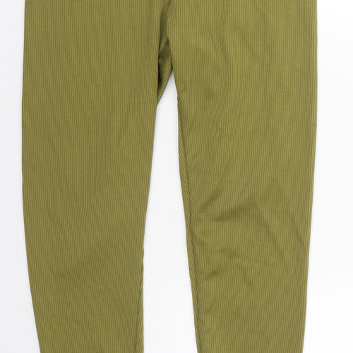 H&M Womens Green  Polyester Carrot Leggings Size L L28 in