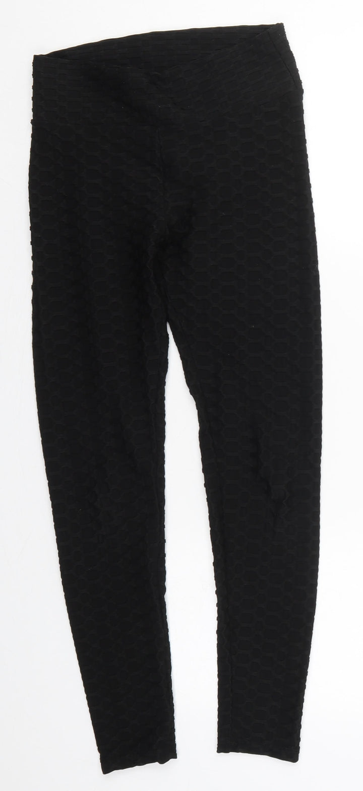 Vahia Womens Black Polyester Carrot Leggings Size M L26 in