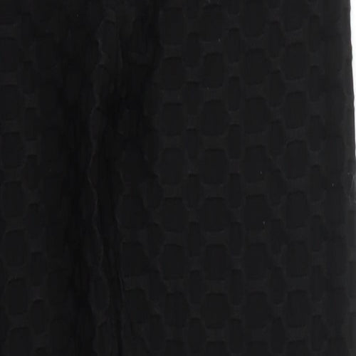 Vahia Womens Black  Polyester Carrot Leggings Size M L26 in