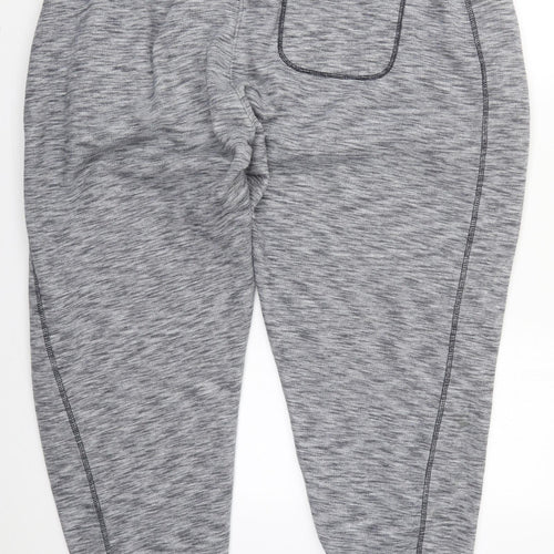D555 Mens Blue  Cotton Sweatpants Trousers Size 42 L28 in Regular Drawstring