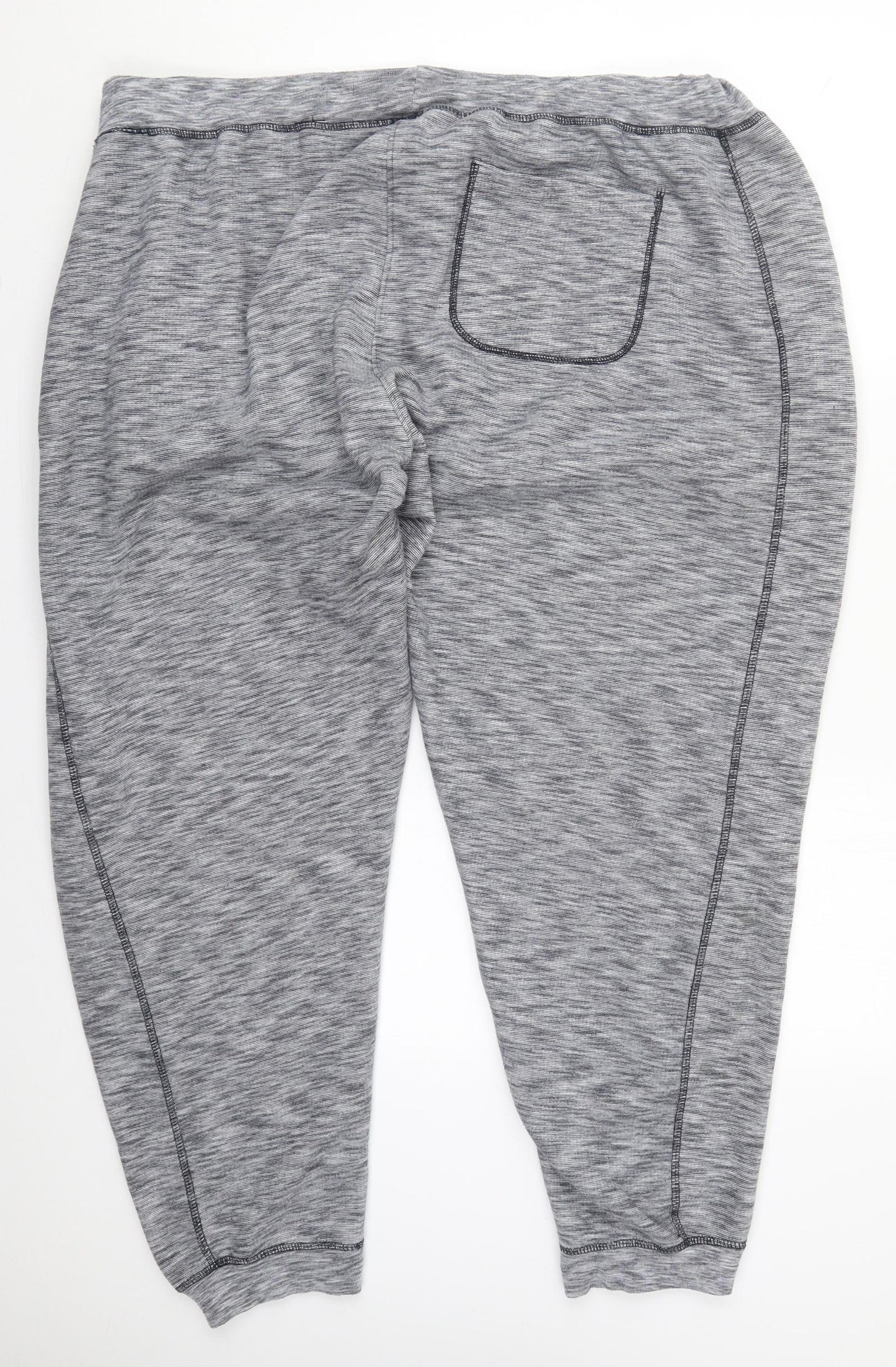 D555 Mens Blue  Cotton Sweatpants Trousers Size 42 L28 in Regular Drawstring
