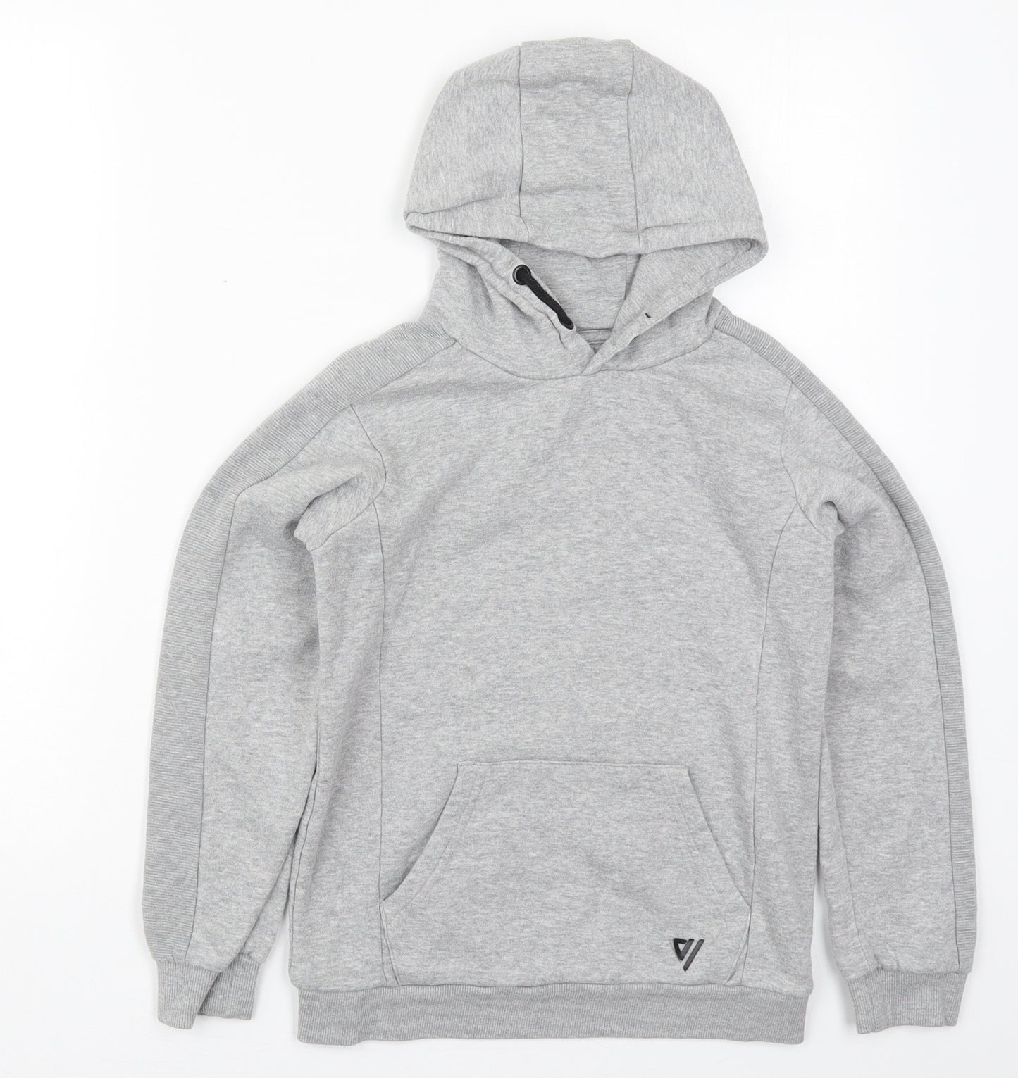 Matalan Boys Grey  Cotton Pullover Hoodie Size 10 Years  Pullover