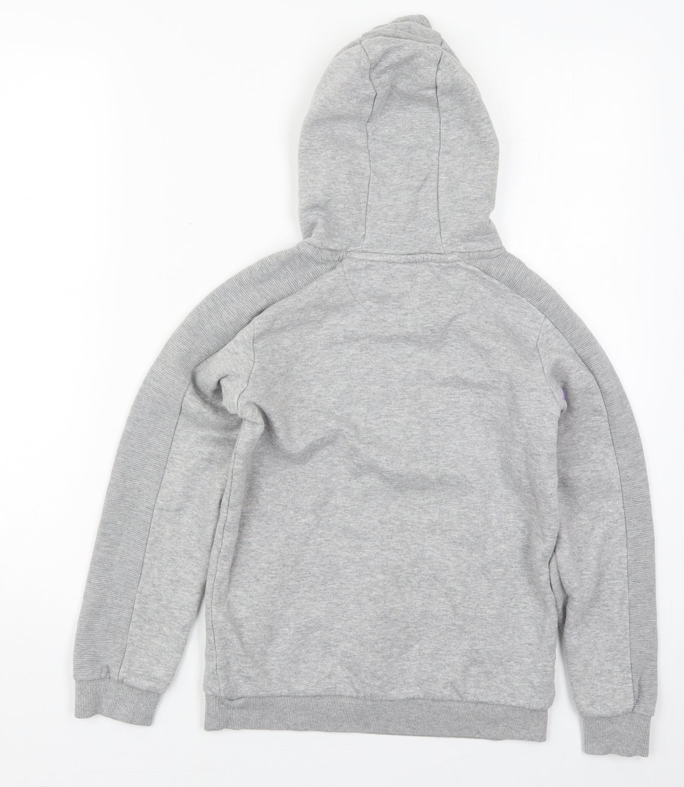 Matalan Boys Grey  Cotton Pullover Hoodie Size 10 Years  Pullover
