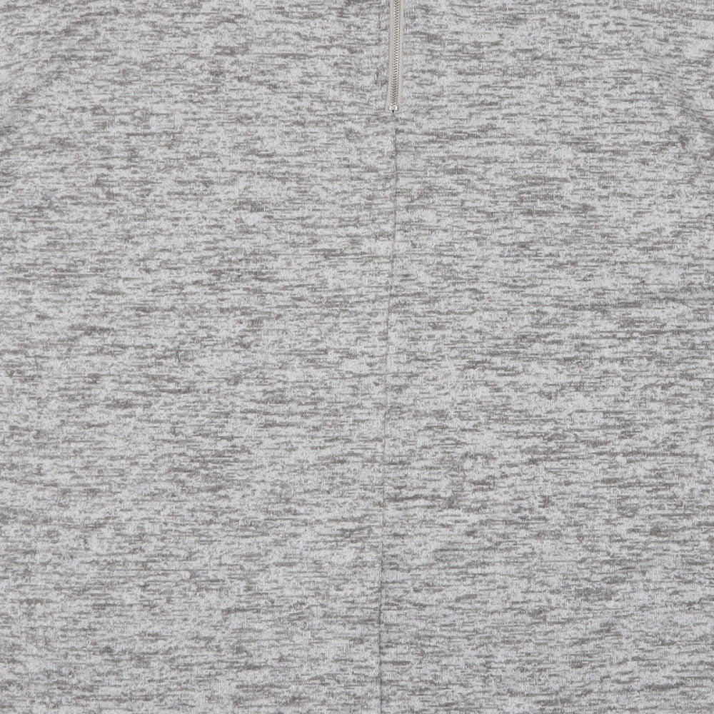 Primark Womens Grey  Polyester Jersey T-Shirt Size 14 Round Neck