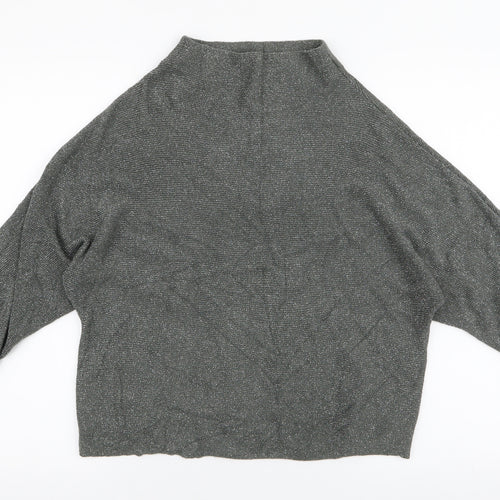 NEXT Womens Green High Neck  Viscose Pullover Jumper Size 8
