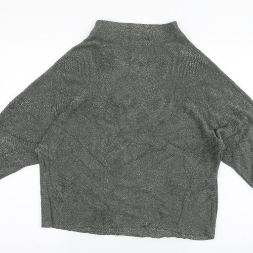 NEXT Womens Green High Neck  Viscose Pullover Jumper Size 8
