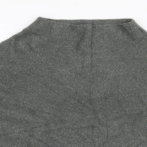 NEXT Womens Green High Neck  Viscose Pullover Jumper Size 8