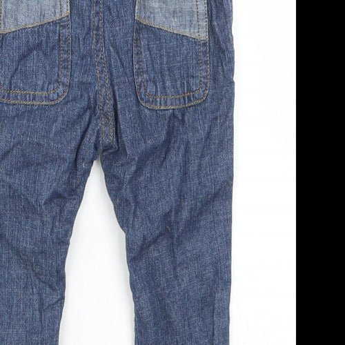 George Boys Blue  Cotton Capri Jeans Size 6-9 Months