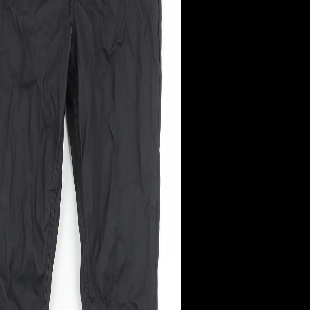 New Look Womens Black  Viscose Skinny Jeans Size 16 L27 in Regular Button - Lift & Shape