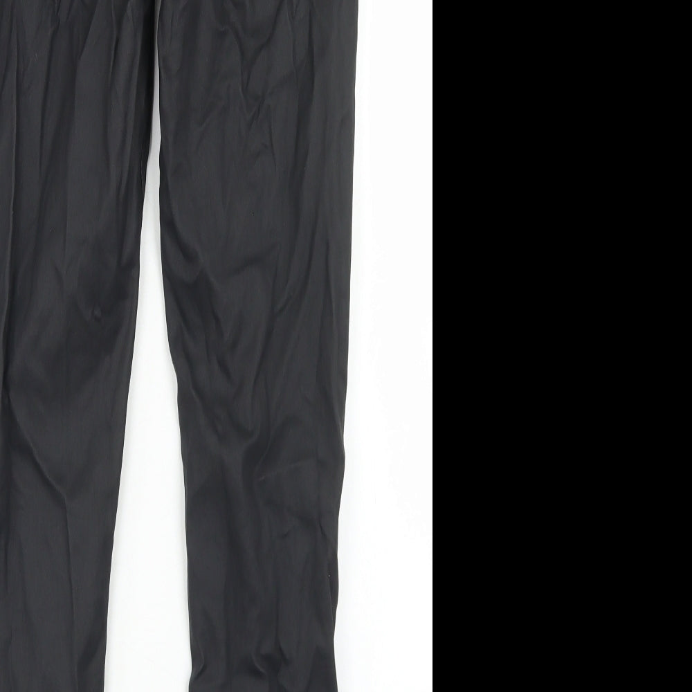 New Look Womens Black  Viscose Skinny Jeans Size 16 L27 in Regular Button - Lift & Shape