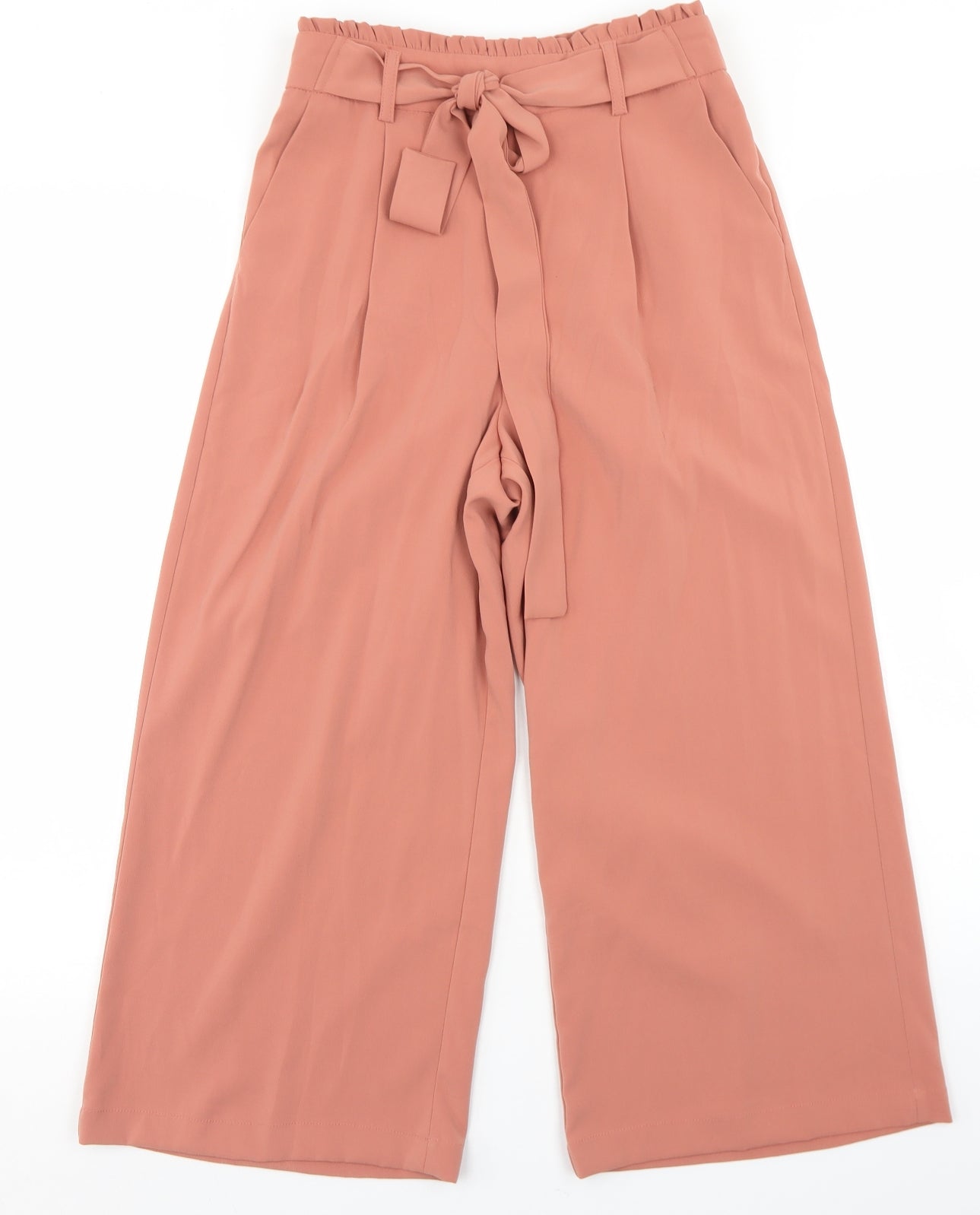 New Look Womens Pink  Polyester Trousers  Size 8 L21 in Regular