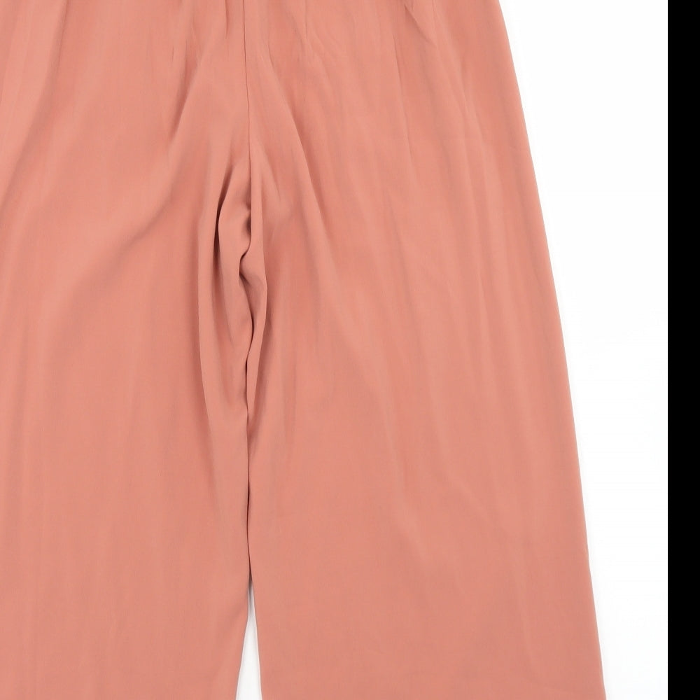 New Look Womens Pink  Polyester Trousers  Size 8 L21 in Regular