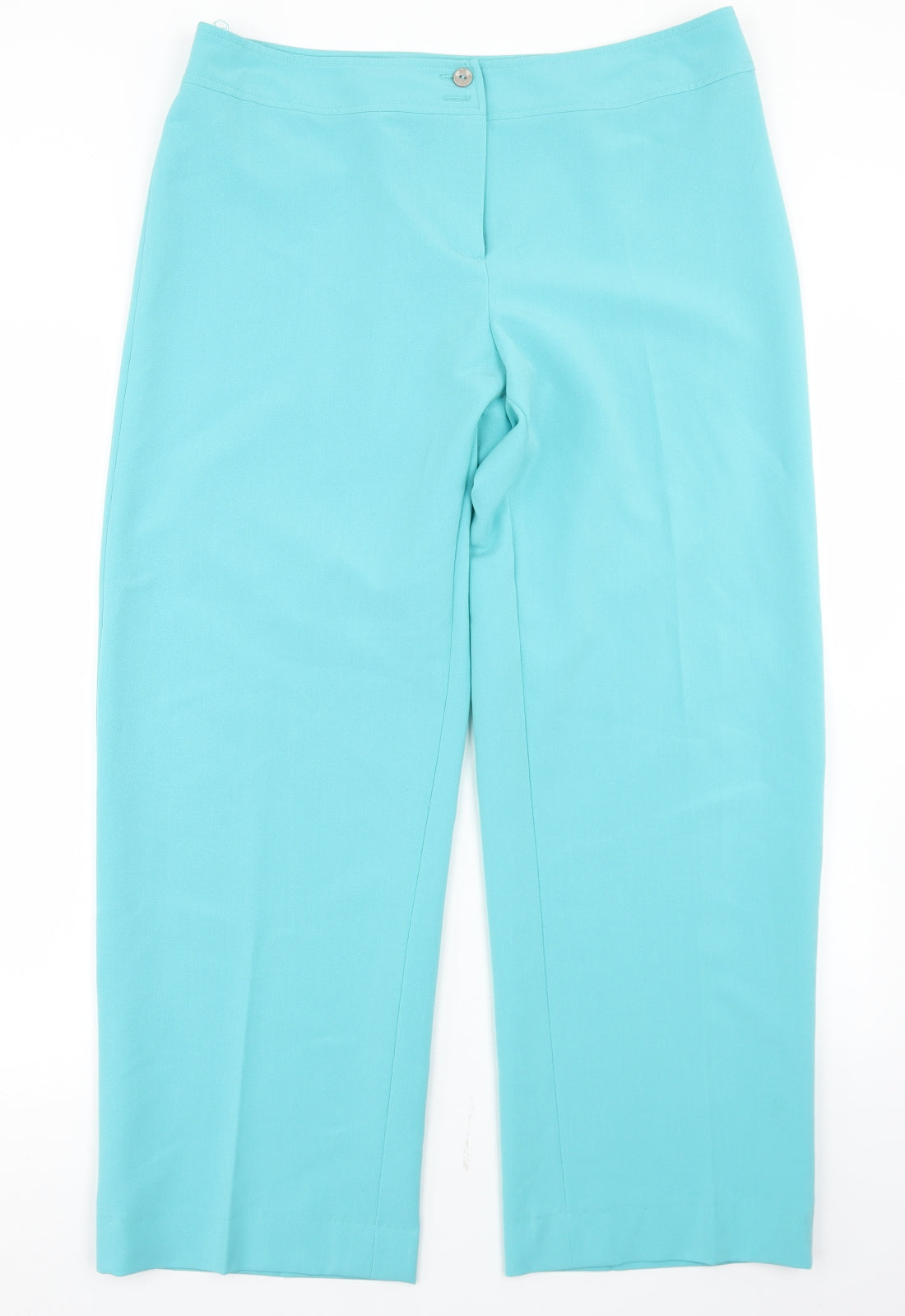 Gerard Womens Blue  Polyester Dress Pants Trousers Size 14 L27 in Regular Button