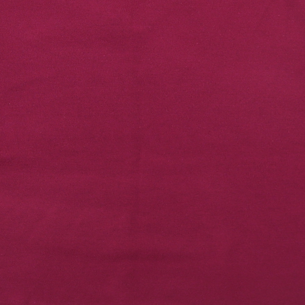 Marks and Spencer Mens Purple V-Neck  Acrylic Pullover Jumper Size 2XL