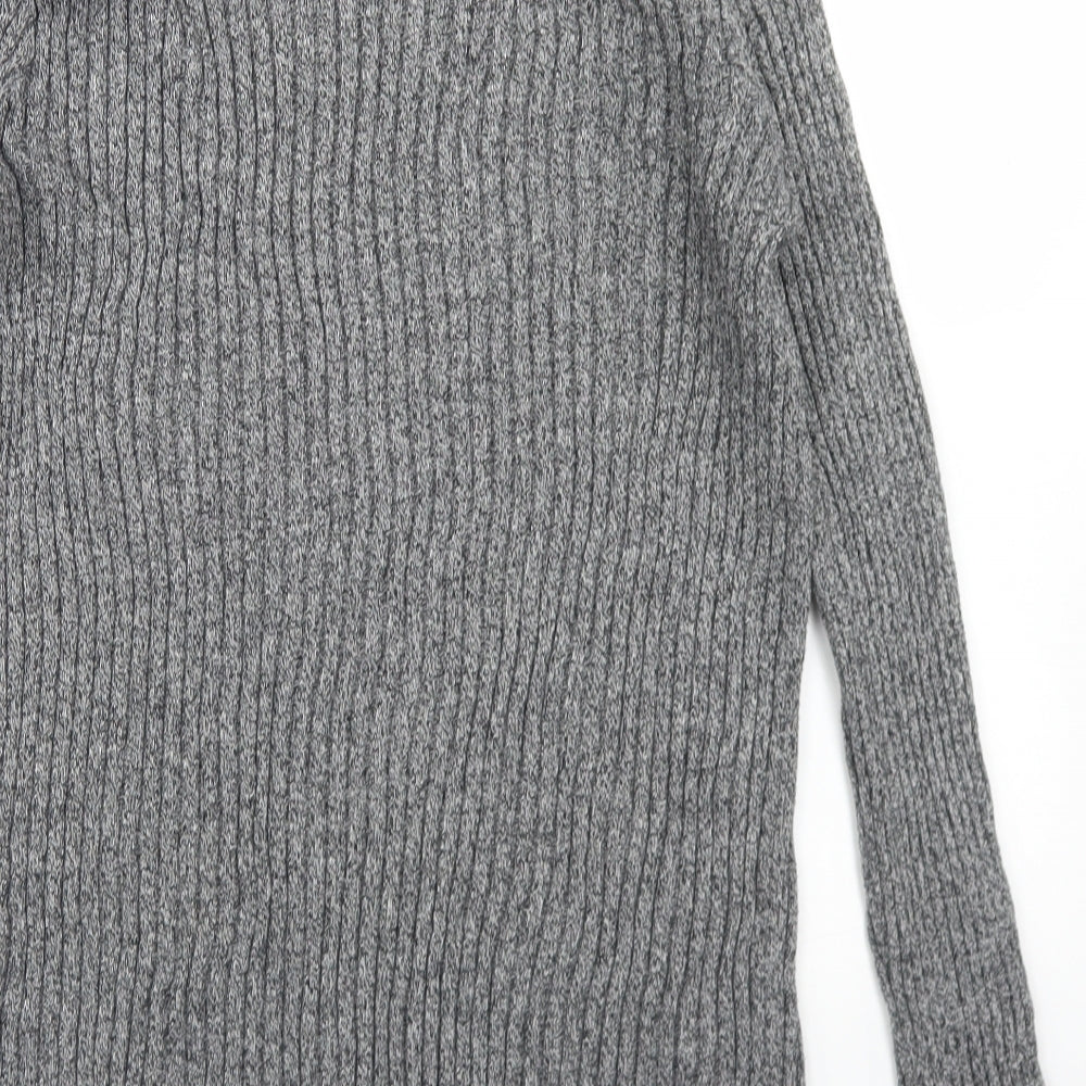 Cedar Wood State Mens Grey Crew Neck  Cotton Pullover Jumper Size L