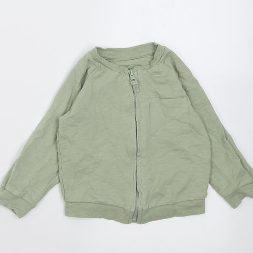 Matalan Girls Green   Jacket  Size 9-12 Months   Zip